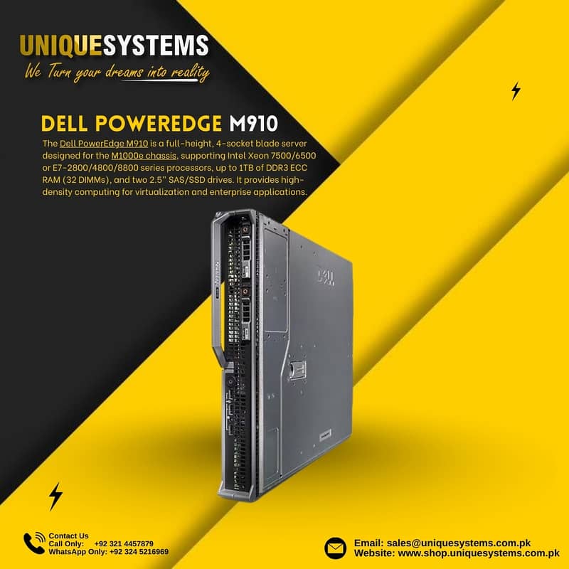 Dell PowerEdge M910 Blade Server – High Performance 1
