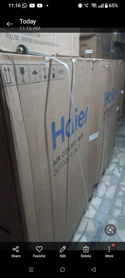 Haier 4 ton inverter cassette
