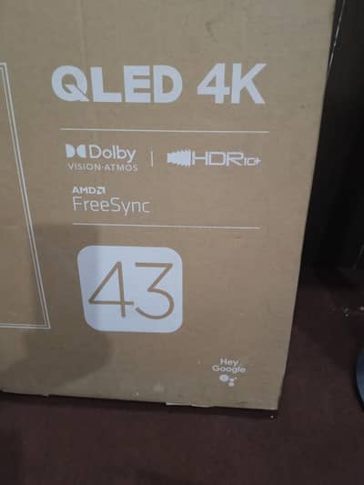Q LED 43 INCH NEW