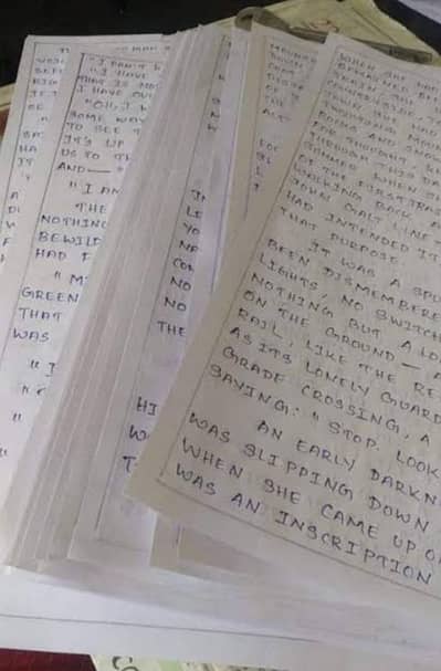 Handwriting assignment, Typing And Data Entry job Available