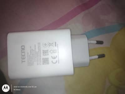 Tecno original 33W adapter