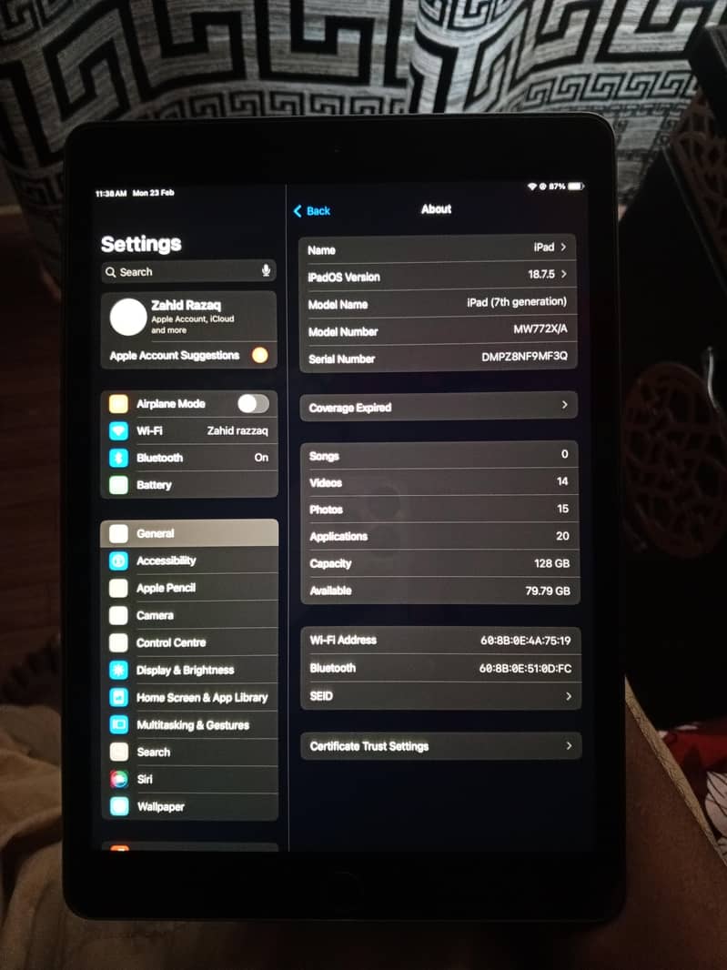 iPad 7th Generation 8