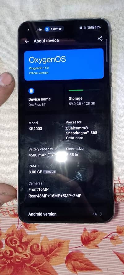 PUBG 90 FPS out glass camera  8 + 8 128 GB