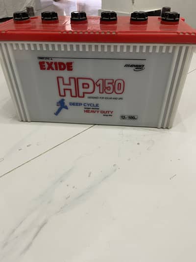 UPS Battery EXIDE HP150  Deep cycle 12v 100AH FOR SALE