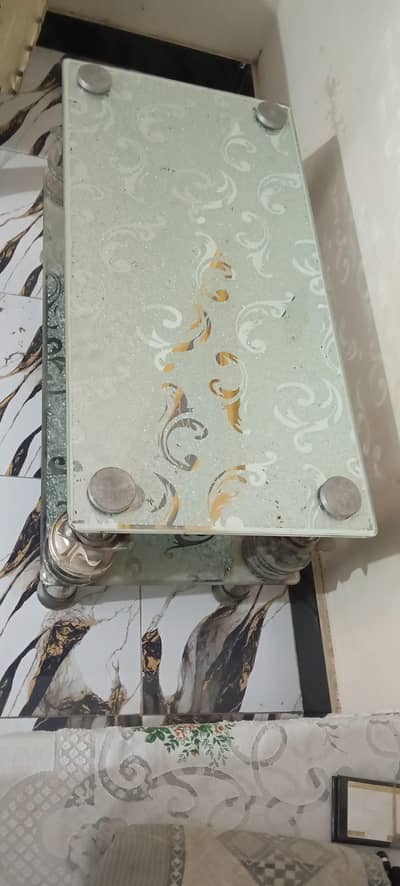glass centre table