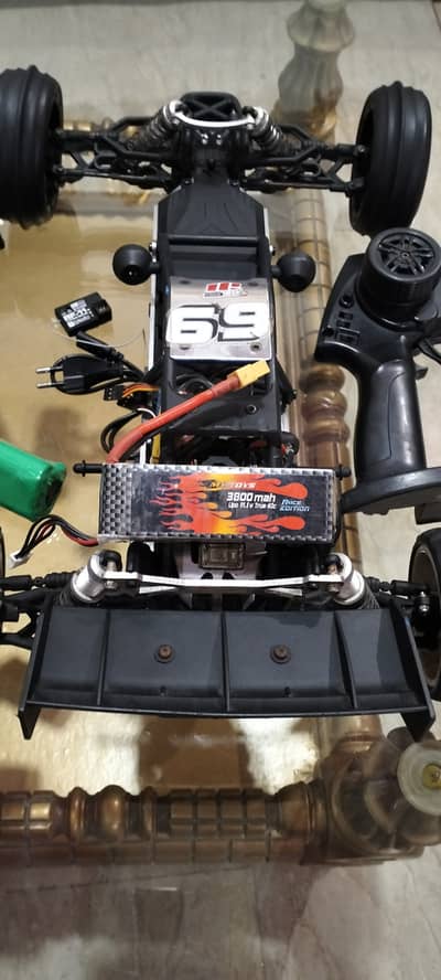 1/8 scale brushless Baja buggy complete setup