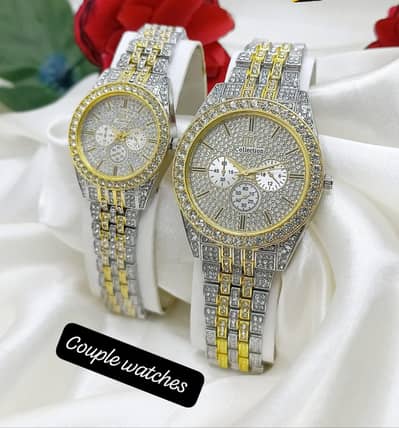 Elegant Couple Watches – Sparkle Together in Style”