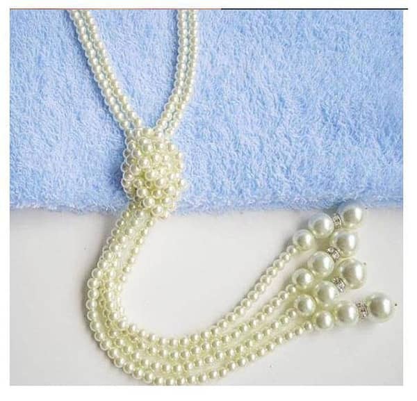 New Arrival: Double Knotted Long Pearl Necklace for Girls and Women