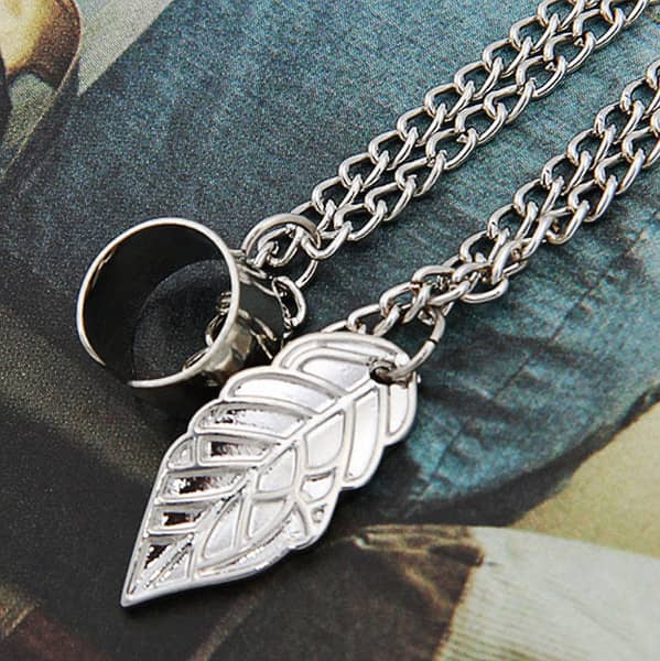 1PCS Metal Leaf Tassel Earcuff Clip for Girls/Women