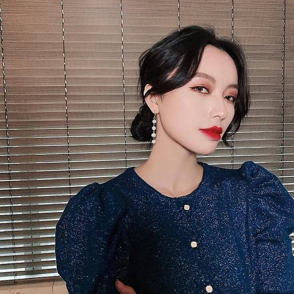 AzLan's European and American Bohemian Irregular Baroque Freshwater Pearl Drop Earrings