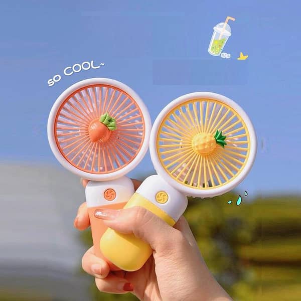 Rechargeable Mini USB Handheld Fan for Students, Outdoor Use, Kitchen — Ideal Summer Gift