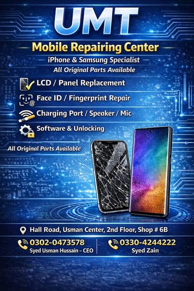 Mobile parts and repairing center