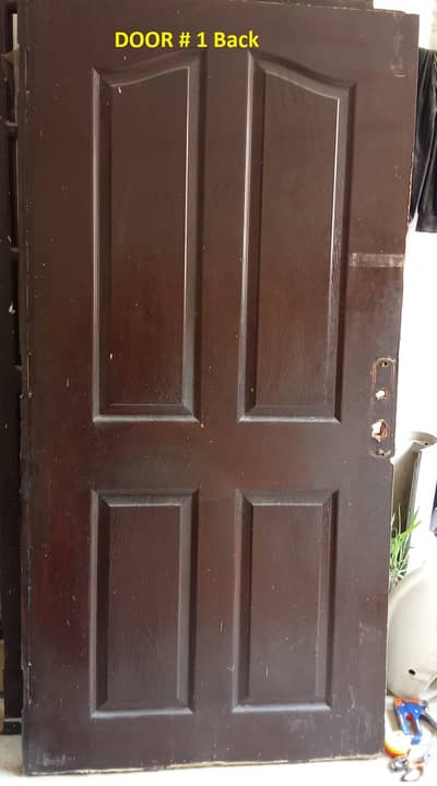 Used Doors For Sale at Reasonable Price ( 5 Ply Wood & 3 Net Doors)
