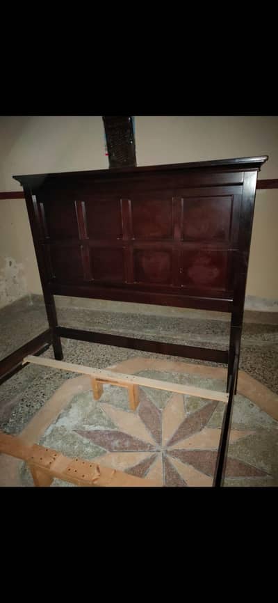 US bed available for sale with two side tables and mattress