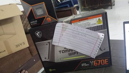 AMD ryzen 9 9950x + MSI MAG X670E Tomahawk Wifi DDR5