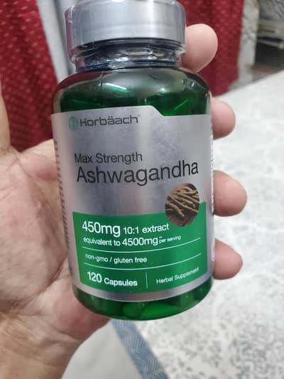 ASHWAGANDHA 450MG/120CAPSULES