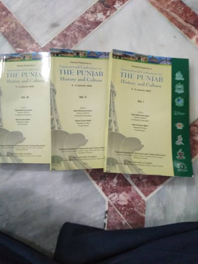 3 book volume of punjab history and culture
