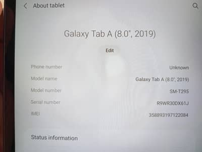 Samsung Galaxy Tab a  2GB 32GB