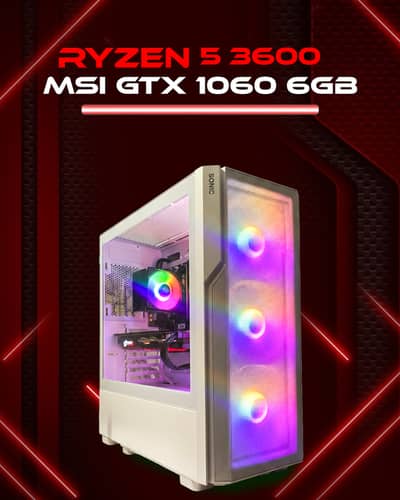 Ryzen 5 3600 Gaming PC | 16GB | GTX 1060 6GB | 768GB SSD