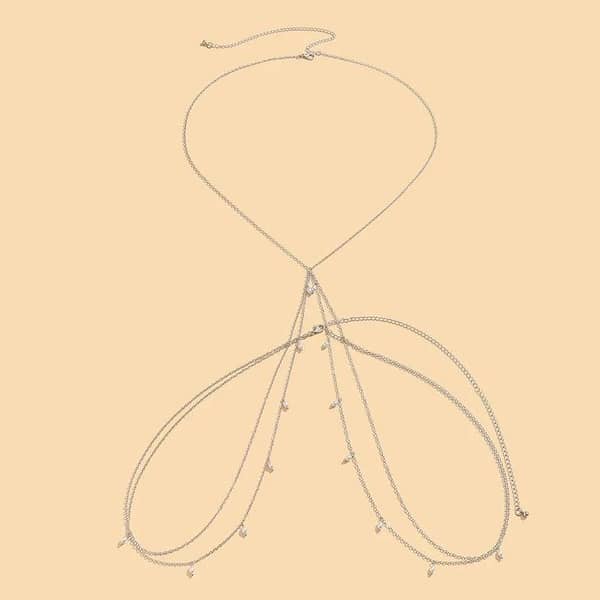 Trendy Imitation Pearl Beads Tassel Waist Chain for Women