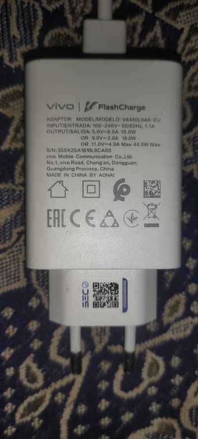 Vivo Flash Charger Original 80W wired, PD Reverse wired