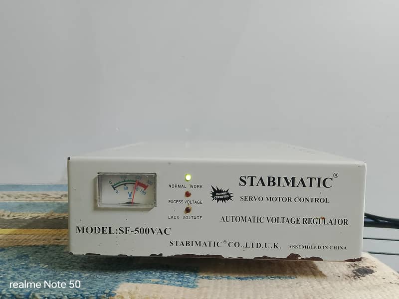 stabimatic automatic voltage control stablizer 0
