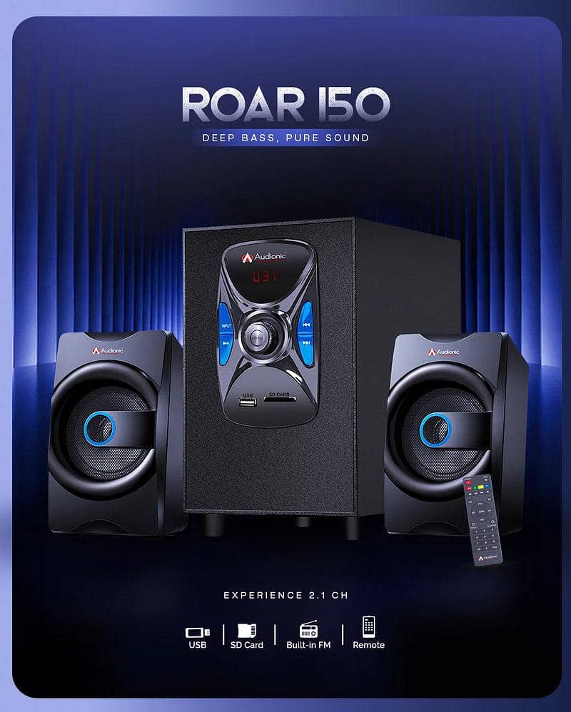 Audionic wireless Bluetooth speakers 0