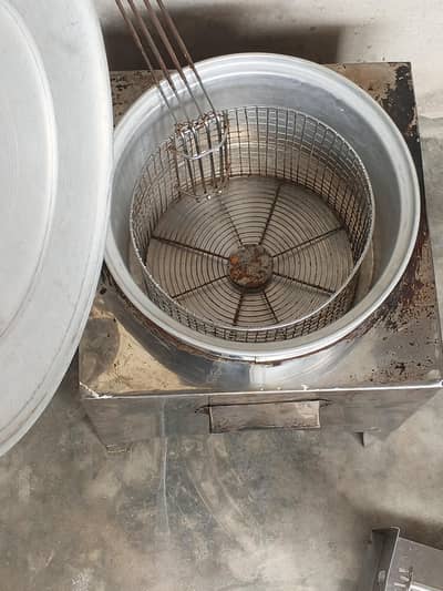 fryer for sale with spiral potato machine
