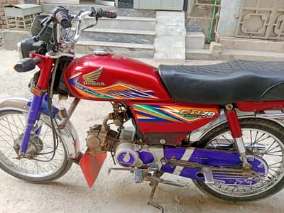 Honda 70 bike for sale 03056388503
