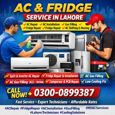 AC services, Solar wash, Fridge Repair,Cabinet AC installation Service
