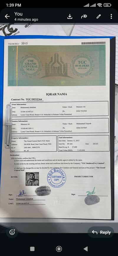 The Grand central mall F. F 364 shop no.