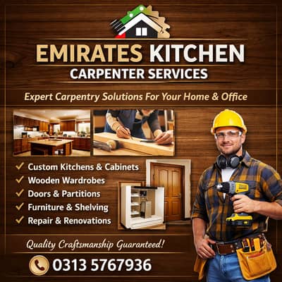 Professional Carpenter for Home & Office Work