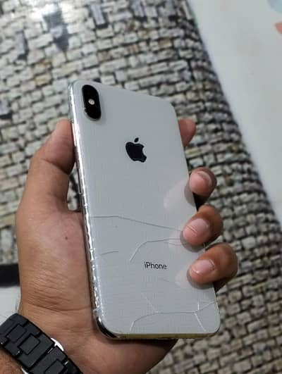 I phone XS mak 64 gb jv sim block crick batrry change healt 100