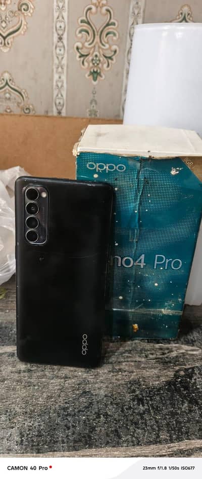 Reno 4proo with box charger 8+256 exchange posible