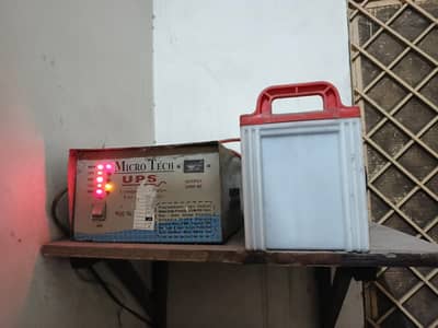 700 Watt UPS + 180Ah battery (Good Condition + backup) - Less used