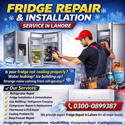 Refrigerator Repair Fridge Installation Compressor Repair Deep Freezer
