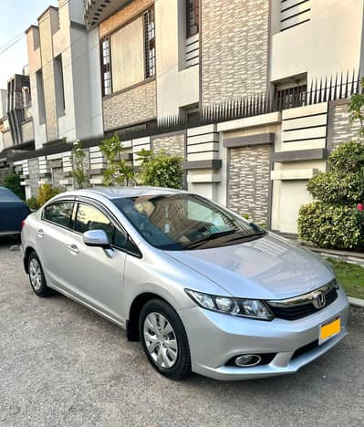 Honda Civic Rebirth model 2013 automatic original silver colour