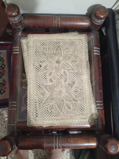 sofa set with one central+ two side table, KING size bed with mattress