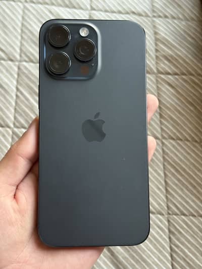 iPhone 15 Pro Max Blue Titanium