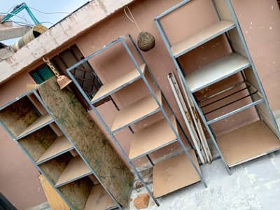 10 X  STEEL RACKS 6'X2'X2'