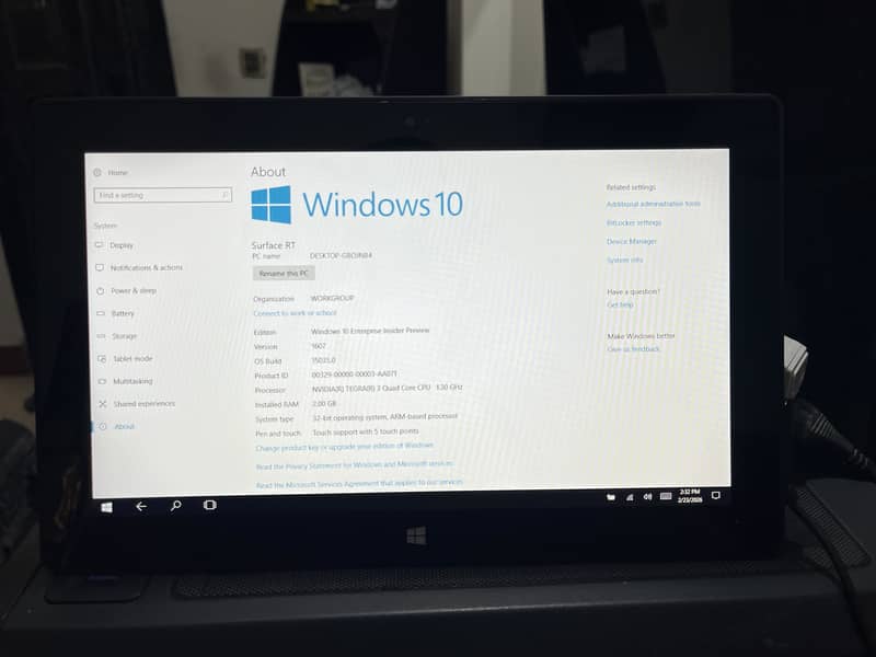 Microsoft Surface RT (read ad) 0