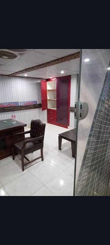 Gulistan e Jauhar Block 14 Office available for Rent Al Ahad Pride Mezzanine Floor