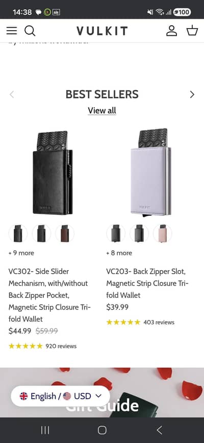 VULKIT ORIGNAL NOT USED CARD WALLET