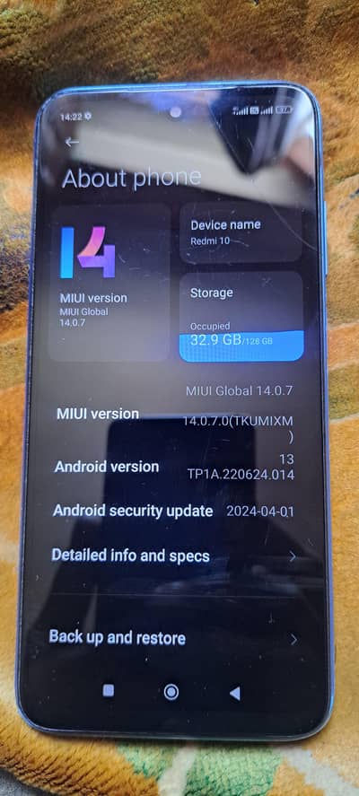 redme 10 8 GP 128 GP  03299263764