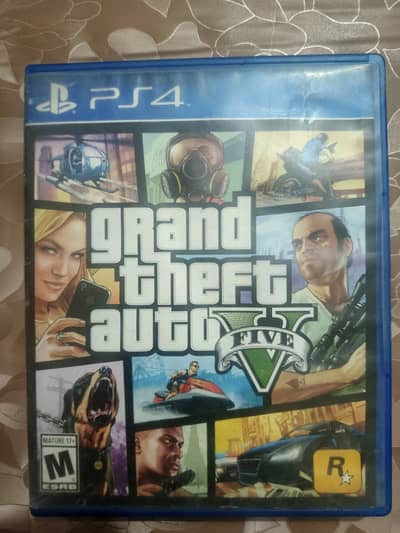 GTA V PS4 & PS5 Game DvD