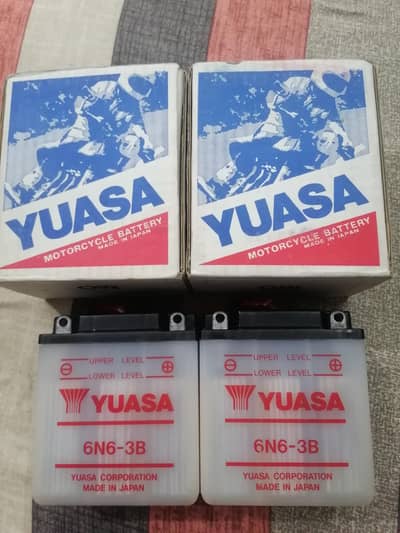 Honda 125 point Modal Bettery  YUASA JAPAN Brand New