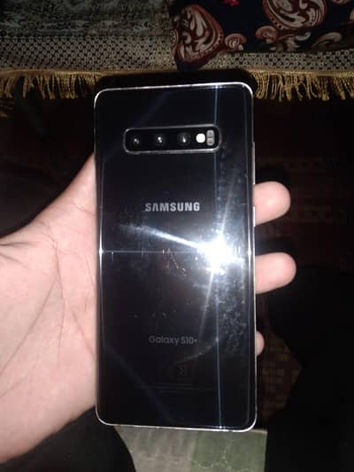 samsung s10 plus 8gb 128gb  all ok pin dot no shade total orignal