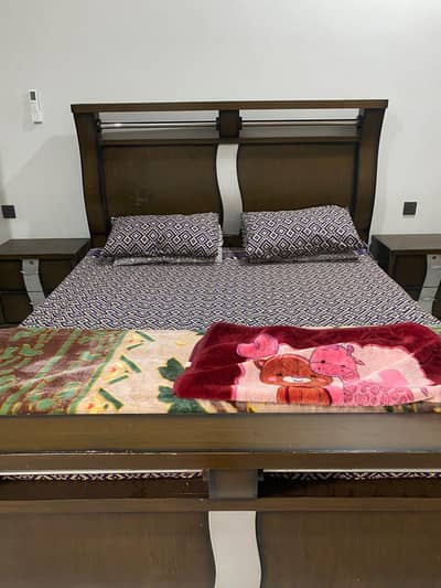 King Size Bed and Dressing Table.