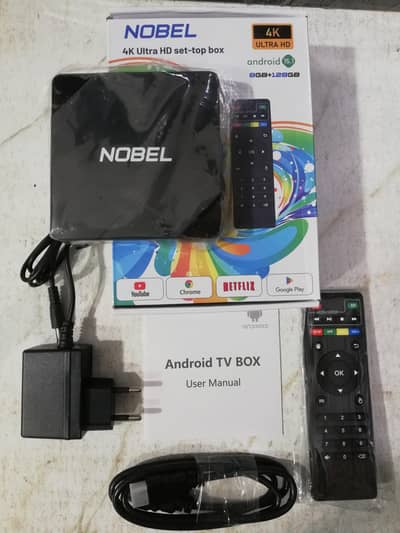 Nobel Android TV Box with 8/128 - Convert your normal TV into Smart