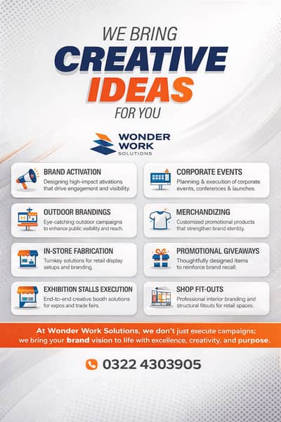 Corporate Events, Outdoor Branding & Shop Fit-Out Services